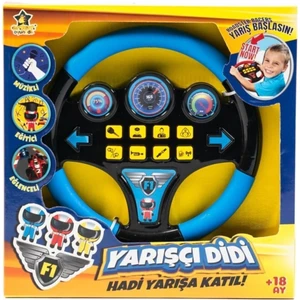 Erdem Oyuncak Yarışçı Didi Direksiyon Eğitici Müzikli Oyun 5-7 Yaş İçin Eğlenceli