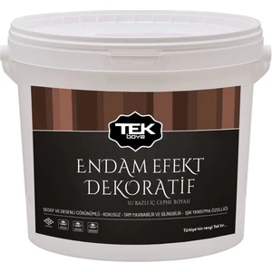 Tek Boya Tek Endam Dekoratif Sedef Efektli Boya Gümüş 2.5 Lt