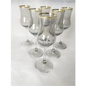 Grappa 6 Kişilik Kahve Yanı Cam Su Bardağı Seti - Kadeh