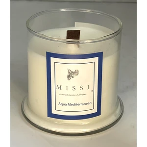 Ahşap Fitilli Aqua Medıterranean Vegan Mum