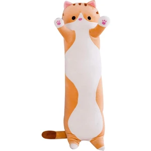 Jessieyou Mall Sevimli Peluş Kedi Oyuncak - Gri (Yurt Dışından)