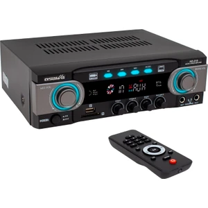 HD-510 2X50 Watt 220V/12V Giriş USB-Sd -Bt-Uk Trafosuz 2 Mik. Girişli Stereo Anfi