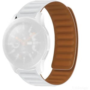 Puluzpuluz Huawei Watch Gt2 Pro Için Silikon Manyetik Kayış - Beyaz (Yurt Dışından)