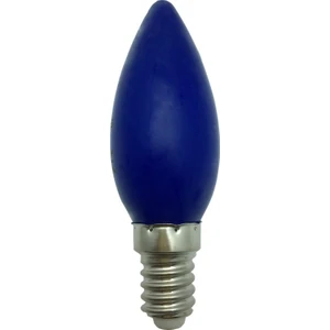 1W 20LM E14 Duylu LED Buji Ampul Mavi Renk