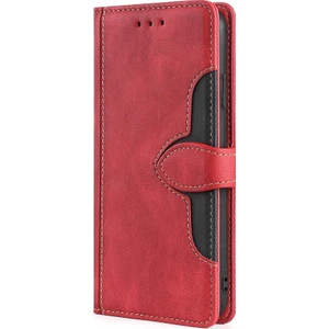 Cilt Hasır Şapka Kılıfı Xiaomi Redmi Not 11 Pro Kırmızı (Yurt Dışından)