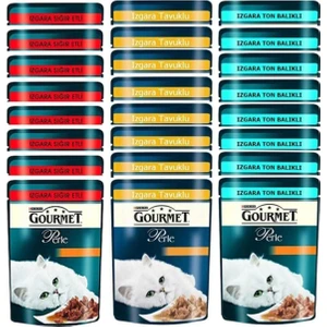 Gourmet Perle Karışık Kedi Konservesi 85 Gram x 24'lü