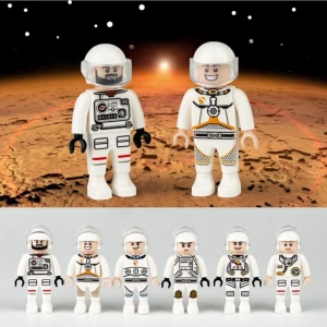 Parçalı Setleredy Parçalı Setler Uyumlu 6 Lı Astronot Seti
