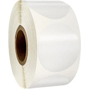 Oval Kapak Ağız Kapatma Etiketi 30 x 30 mm 1000'LI