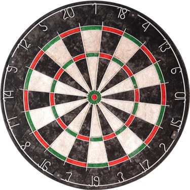 Delta Sisal Dart Seti 45 Cm (18 İnç) Büyük Boy + 6 Dart Oku (18 Gr) Hedef