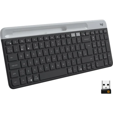 Logitech K580 Ultra Ince Çoklu Cihaz Özellikli Türkçe Bluetooth Klavye -