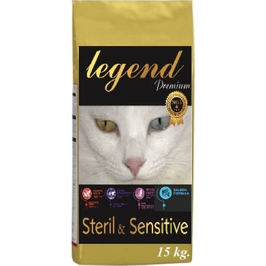 Legend Gold HipoAlerjenik Somonlu Kısırlaştırılmış Kedi Maması 15 kg  Balıklı Yetişkin