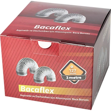 Bacaflex Aspiratör Davlumbaz Baca Borusu 127 mm 2