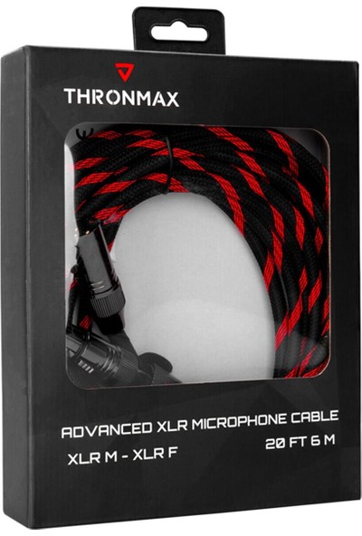 Thronmax X60 Premium Xlr 6m 22AWG Mikrofon Kablo