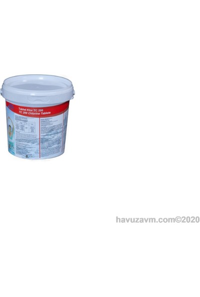 Havuzavm-Tablet Klor 200 Gr. %90 1 Kg. Deep Blue
