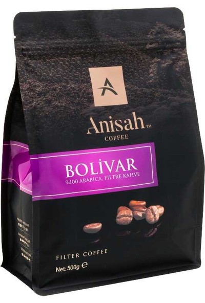 Anisah Bolivar Öğütülmüş Filtre Kahve 500 gr