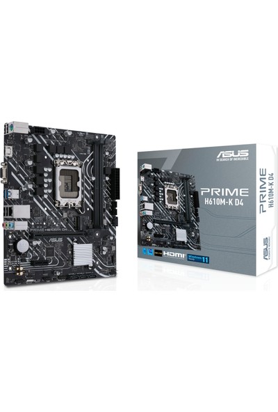 Asus PRIME H610M-K D4 H610 3200 MHz DDR4 LGA1700 mATX Anakart