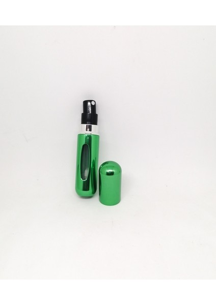 Yeniden Doldurulabilir Mini Spreyli Cep Parfüm Şişesi-Yeşil (5 Ml)