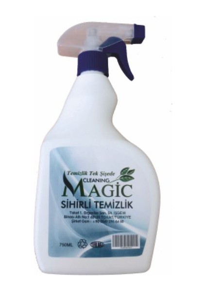 Cleaning Magic Sihirli Temizlik Bitkisel Temizleyici Yağ Çözücü 750 ml