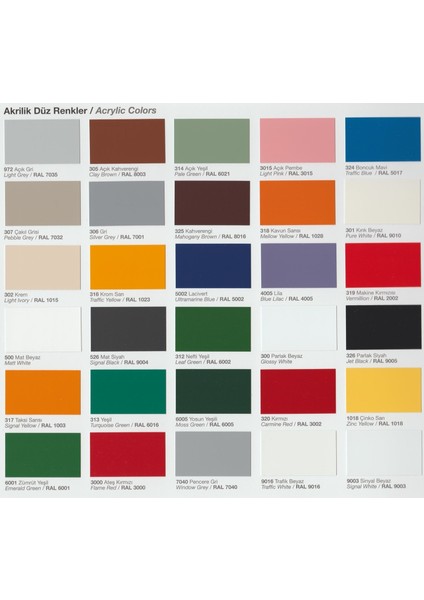 9003 Akrilik Sprey Boya Sinyal Beyaz RAL-9003 Düz Renk fiyatları