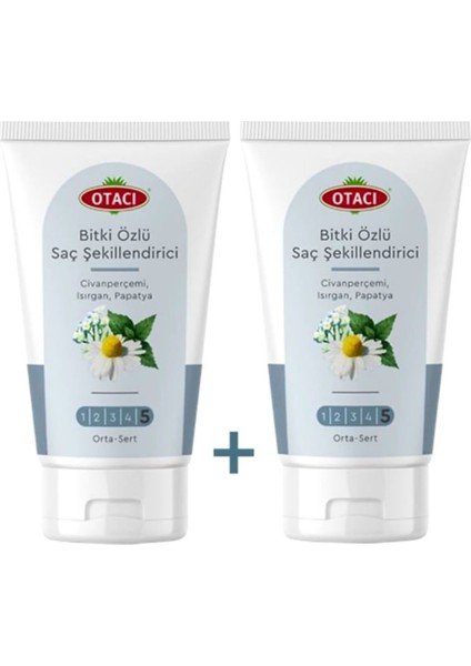 Bitkisel Saç Şekillendirici Orta Sert 150 ml x 2 Adet