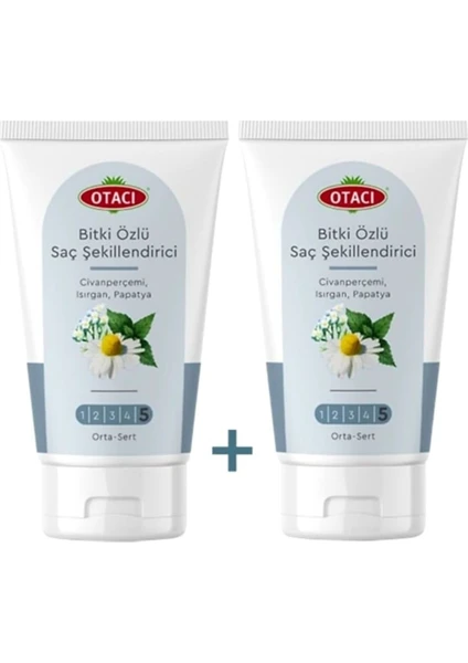 Bitkisel Saç Şekillendirici Orta Sert 150 ml x 2 Adet