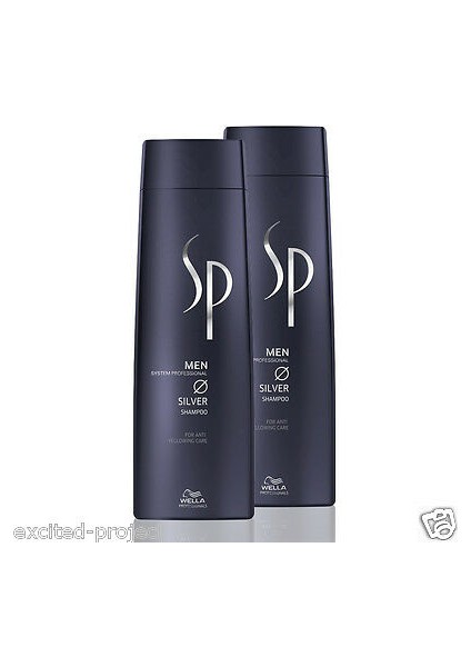 Gülay Saç Merkezi Sp Men Silver Gri ve Beyaz Saçlar Için Şampuan 2 x 250ML