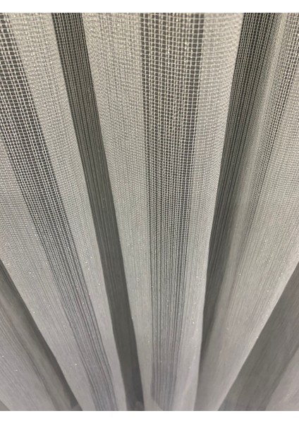 Gümüş Simli Paris Desen Tül Perde 1x3 Pileli fırsatları
