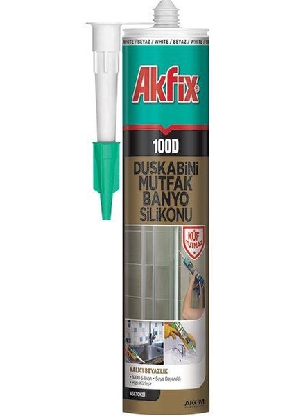 Şeffaf Duşakabin Mutfak Banyo Silikonu 280 ml