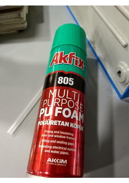 805 Genel Amaçlı Pu Köpük 500 ml Dolgu Yapıştırma Yalıtım Köpük