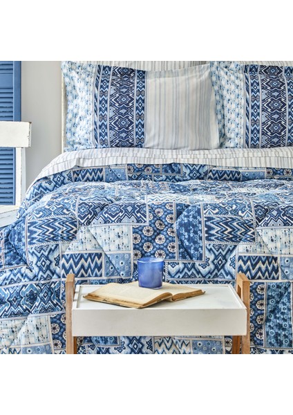 Pietra Mavi %100 Pamuk Çift Kişilik Uyku Seti fiyatları