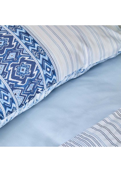 Pietra Mavi %100 Pamuk Çift Kişilik Uyku Seti fırsatları