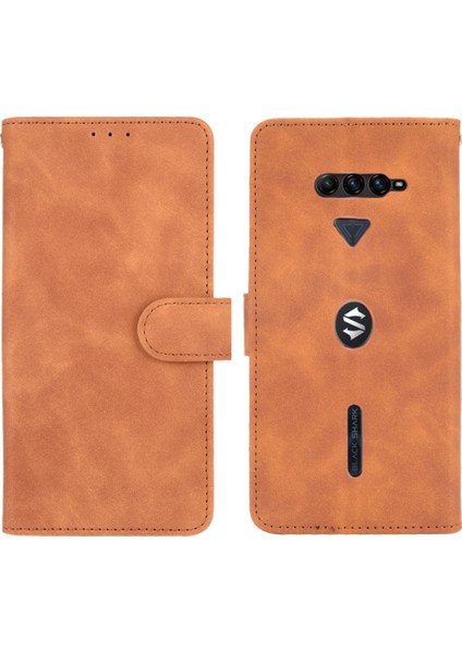 EX Beauty Xiaomi Black Shark 4/4 Pro Için Pu Deri Cüzdan Bölmeli Telefon Kılıfı (Yurt Dışından)