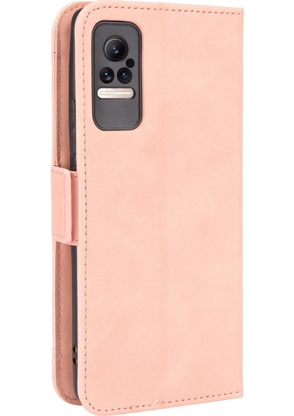 EX Beauty Xiaomi Civi Için Kart Yuvalı Pu Deri Telefon Kılıfı - Pembe (Yurt Dışından) indirimleri