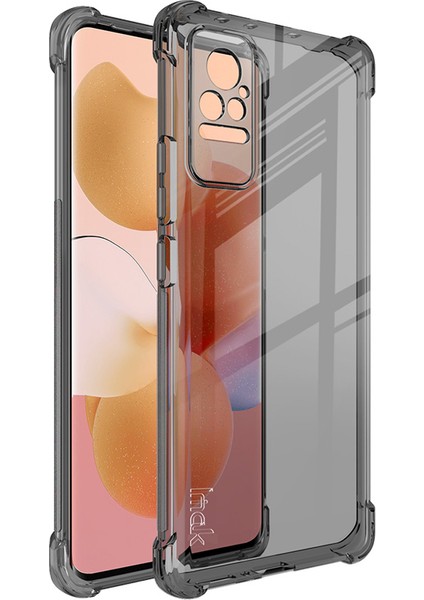 Xiaomi Civi Için Yumuşak Tpu Hava Yastığı Darbeye Koruyucu Telefon Kılıfı - Şeffaf Siyah (Yurt Dışından)
