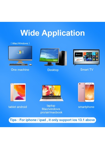 Kablosuz + Bluetooth Şarj Edilebilir Sessiz Mini Mouse USB Optik Fare - Gümüş (Yurt Dışından)