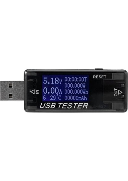 8 In1 Qc2.0 3.0 4-30V Voltaj Test Cihazı - Siyah (Yurt Dışından)