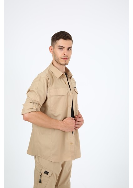 Monel Outdoor Bej Krem Tactical Gömlek Taktik Giyim Ripstop Gömlek indirimleri