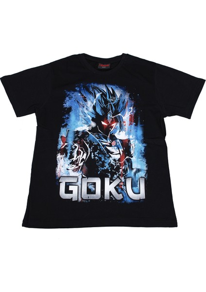 Dragon Ball Z Goku Tişört Siyah