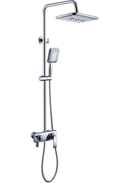 Step Bataryalı Duş Ünitesi-Krom