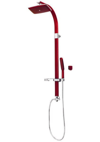 Duş Üniteleri Modern Duş Ünitesi - Kırmızı