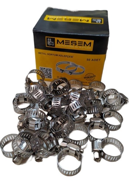Metal Hortum Kelepçesi 8-12MM 10 Adet