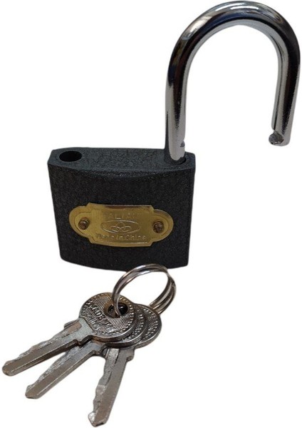 Yalıan Asma Kilit 38 mm Gri Küpe Kilit 6 Adet