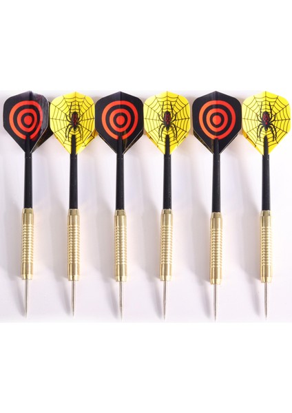 Flocked Dart Seti 45 Cm (18 İnç) Büyük Boy + 6 Dart Oku (18 Gr) Hedef Tahtası