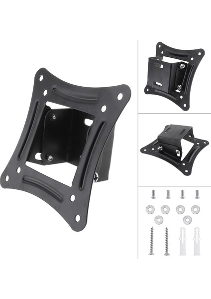 Evrensel Tv Duvar Montaj Braketi Sabit Düz Panel Tv Çerçeve Desteğı 14-26 Inç LED Ekranlar Monitörler Içın 15 ° Eğım Fit (Yurt Dışından)