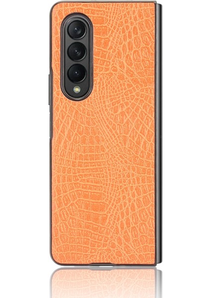Pc + Pu Kılıf Samsung Galaxy Z Fold3 5g Turuncu (Yurt Dışından)