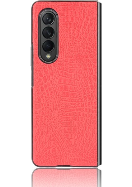 Pc + Pu Kılıf Samsung Galaxy Z Fold3 5g Kırmızı (Yurt Dışından)