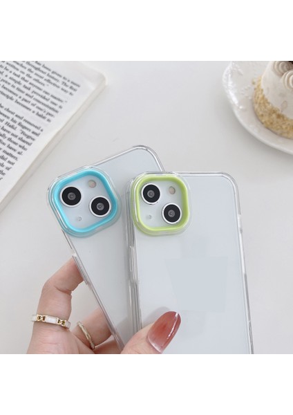 Macaron Şeffaf Tpu Telefon Kılıfı Için Apple iPhone 13 Siyah (Yurt Dışından) modelleri