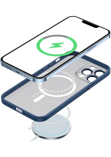 Magsafe Telefon Kılıfı Apple iPhone 13 Yeşil (Yurt Dışından)
