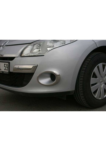 Renault Megane 3 Krom Sis Farı Çerçevesi 2 Parça 2010-2012