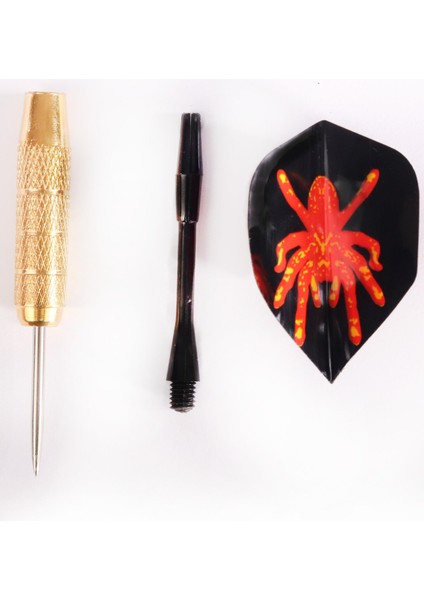 20 Gr. Dart Oku (3’lü Set) - Çelik Uç + Pirinç Gövde + Renkli Kanat - Dart Oku Seti